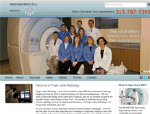 Tablet Screenshot of fingerlakesradiology.com